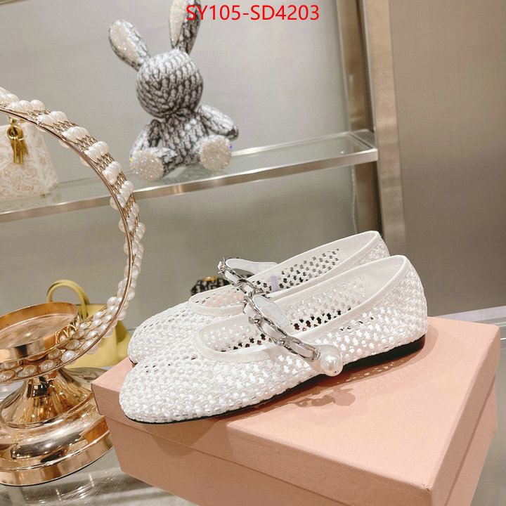 Women Shoes-Miu Miu,replica aaaaa designer , ID: SD4203,$: 105USD