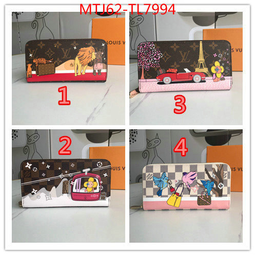 LV Bags(4A)-Wallet,ID: TL7994,$: 62USD