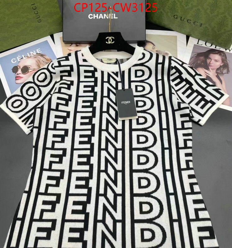 Clothing-Fendi,flawless , ID: CW3125,$: 125USD