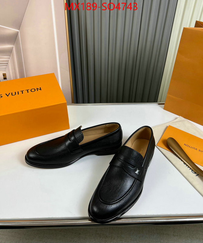 Men Shoes-LV,the top ultimate knockoff , ID: SO4743,$: 189USD