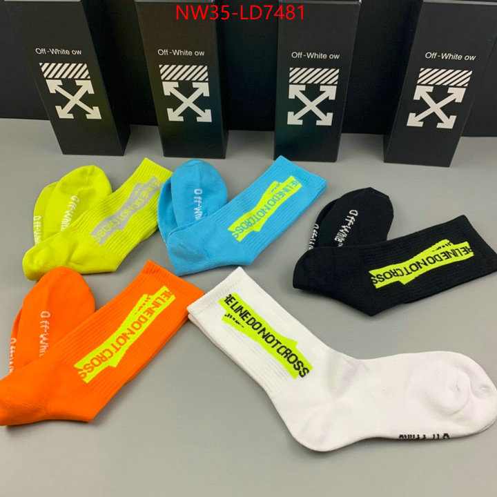 Sock-Offwhite,best capucines replica , ID: LD7481,$: 35USD