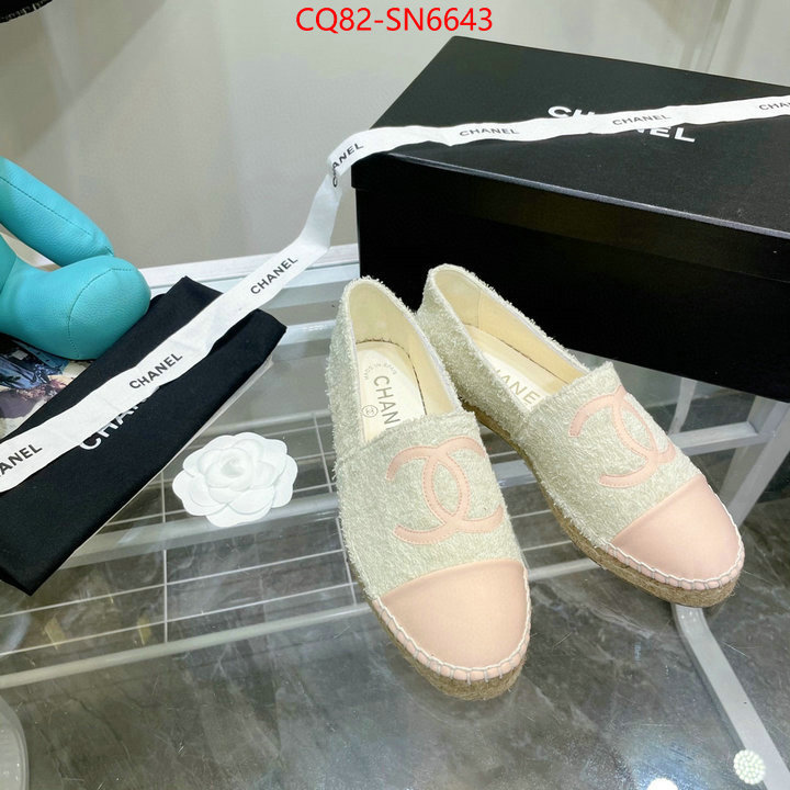 Women Shoes-Chanel,only sell high quality , ID: SN6643,$: 82USD