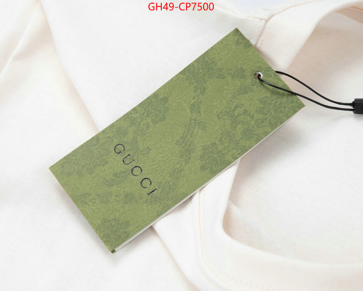 Clothing-Gucci,first copy , ID: CP7500,$: 49USD