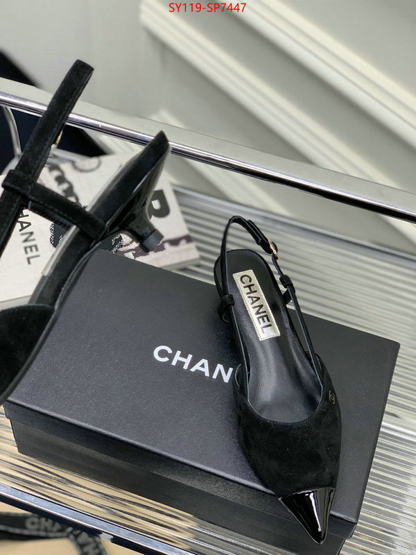 Women Shoes-Chanel,fake designer , ID: SP7447,$: 119USD