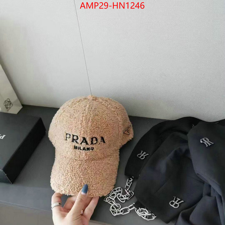 Cap (Hat)-Prada,quality replica , ID: HN1246,$: 29USD