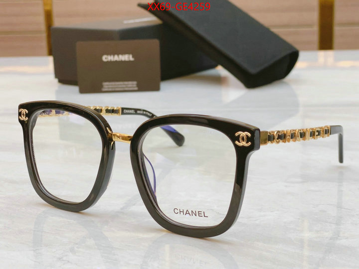 Glasses-Chanel,2023 perfect replica designer , ID: GE4259,$: 69USD