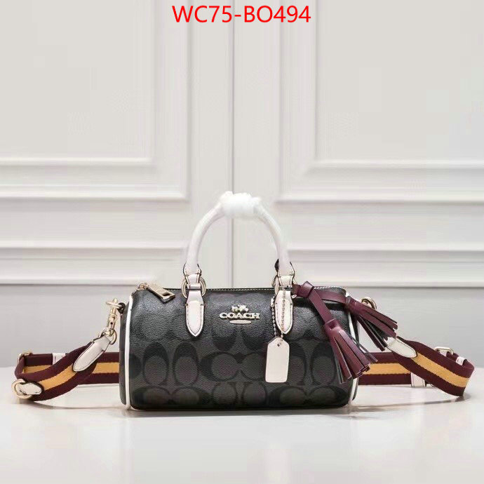 Coach Bags(4A)-Diagonal,wholesale designer shop ,ID: BO494,$: 75USD