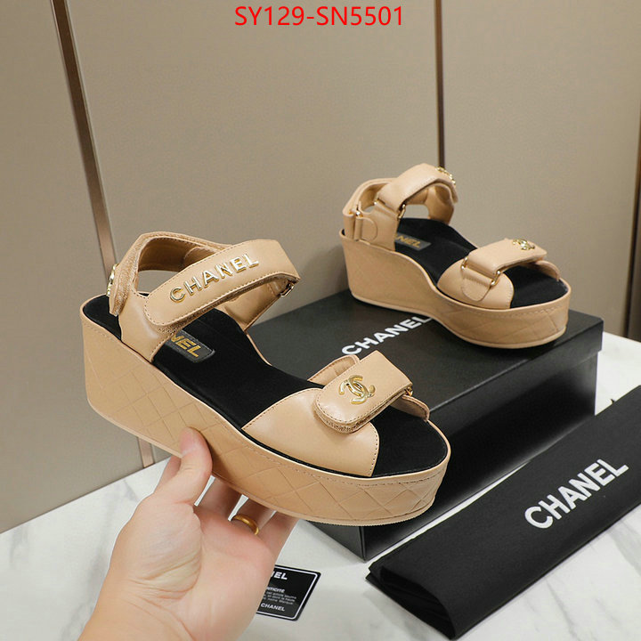 Women Shoes-Chanel,1:1 replica wholesale , ID: SN5501,$: 129USD