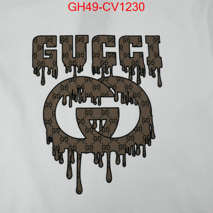 Clothing-Gucci,the best quality replica , ID: CV1230,$: 49USD