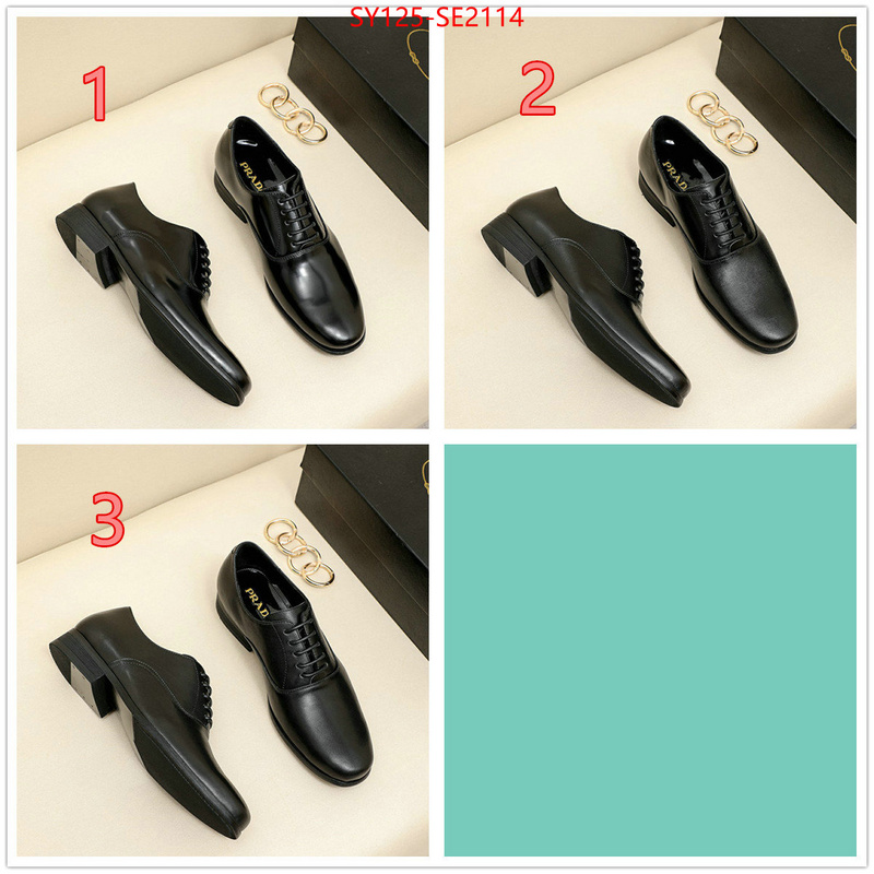 Men Shoes-Prada,aaaaa+ replica designer , ID: SE2114,$: 125USD