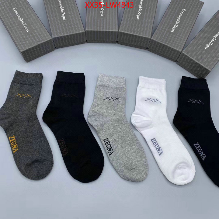 Sock-Zegna,we curate the best , ID: LW4843,$: 35USD