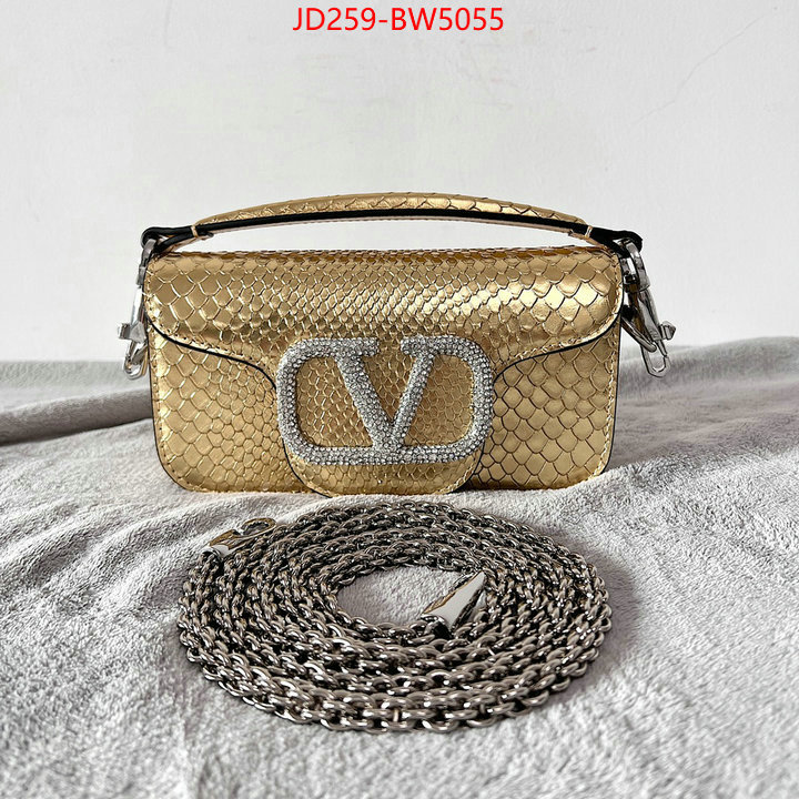 Valentino Bags (TOP)-LOC-V Logo ,the best quality replica ,ID: BW5055,$: 259USD