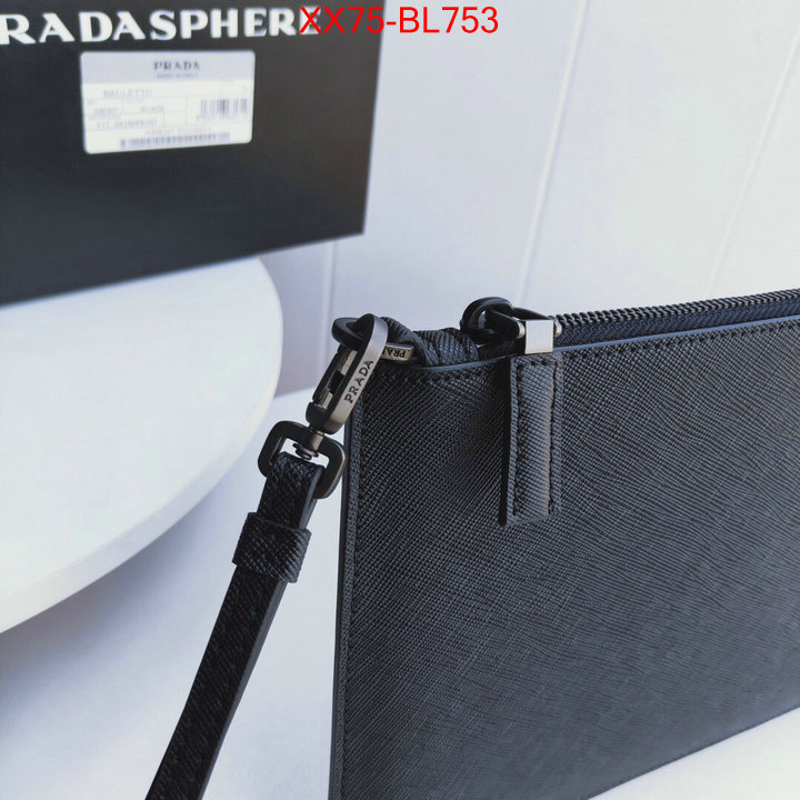 Prada Bags(TOP)-Clutch-,ID: BL753,$:75USD