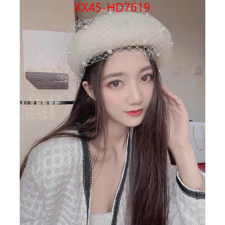 Cap (Hat)-Chanel,high quality replica designer , ID: HD7619,$: 45USD