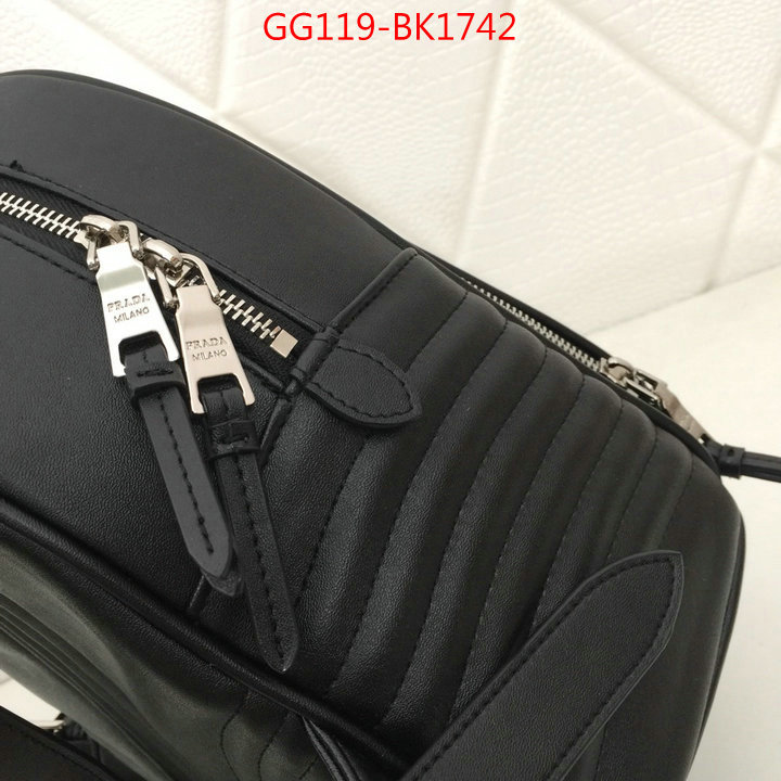 Prada Bags(4A)-Backpack-,from china 2023 ,ID: BK1742,$:119USD