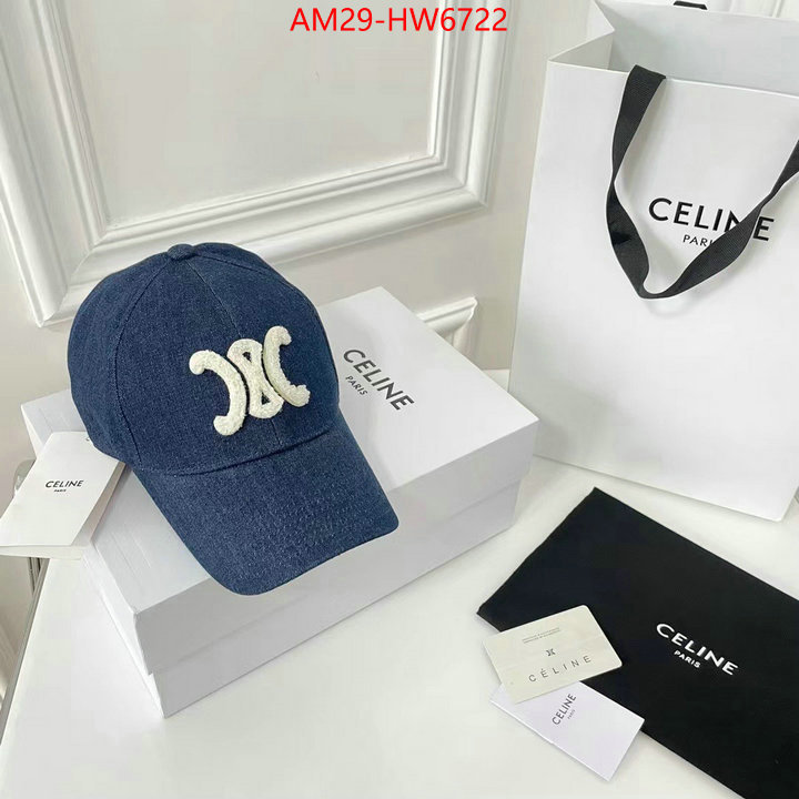 Cap (Hat)-Celine,the highest quality fake , ID: HW6722,$: 29USD