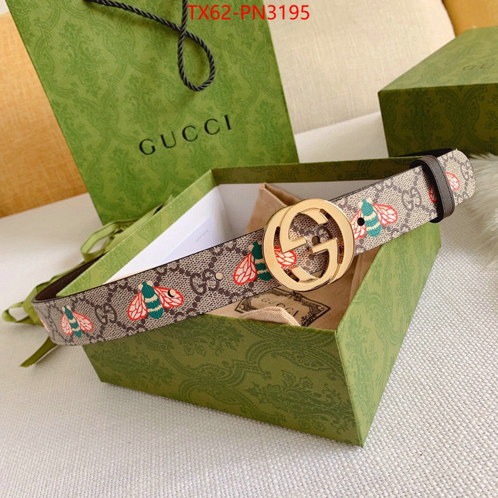 Belts-Gucci,fake , ID: PN3195,$: 62USD