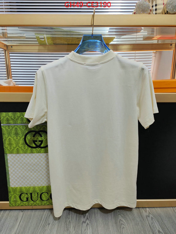 Clothing-Gucci,wholesale imitation designer replicas , ID: CE3190,$: 49USD