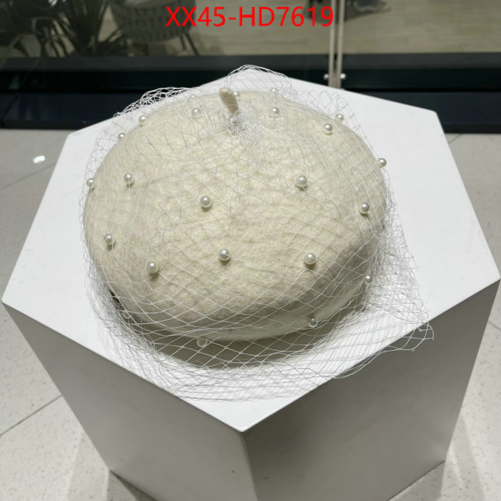 Cap (Hat)-Chanel,high quality replica designer , ID: HD7619,$: 45USD