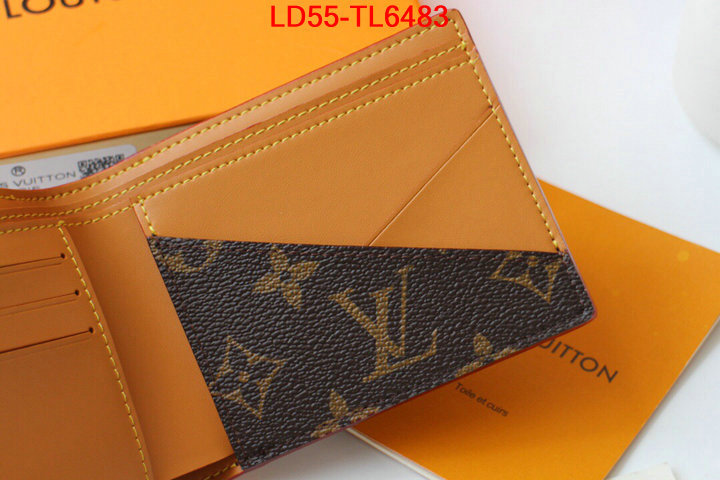 LV Bags(TOP)-Wallet,ID:TL6483,$: 55USD