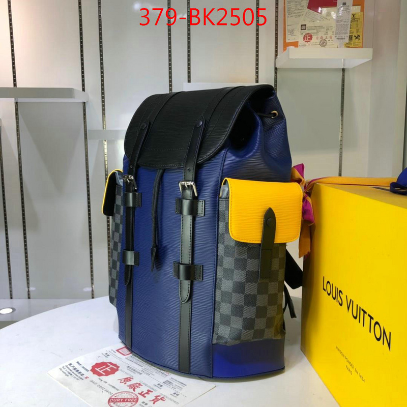 LV Bags(TOP)-Backpack-,ID: BK2505,$:379USD