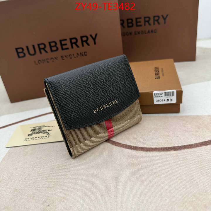 Burberry Bags(4A)-Wallet,high quality designer ,ID: TE3482,$: 49USD