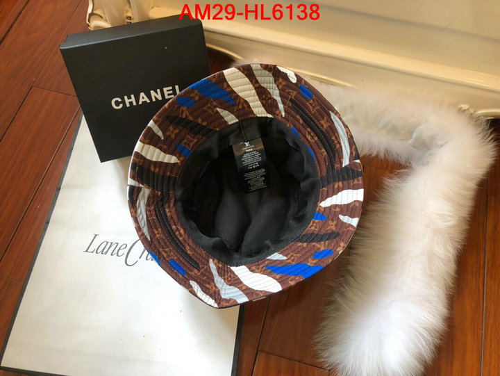 Cap (Hat)-LV,fashion replica , ID: HL6138,$: 29USD