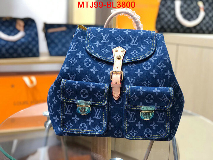 LV Bags(4A)-Backpack-,unsurpassed quality ,ID: BL3800,$: 99USD