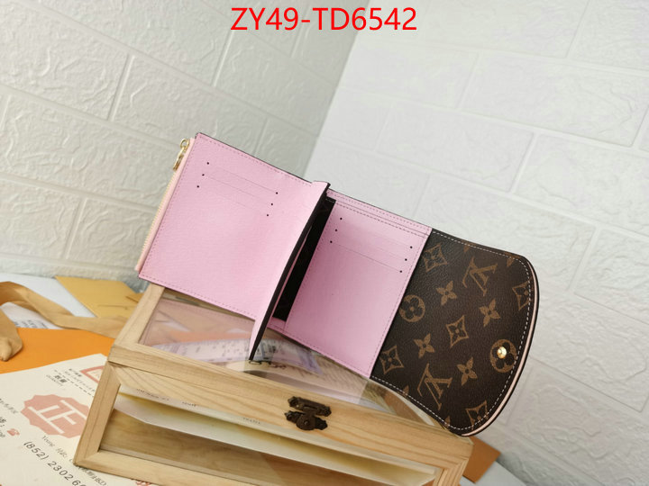 LV Bags(4A)-Wallet,we provide top cheap aaaaa ,ID: TD6542,$: 49USD