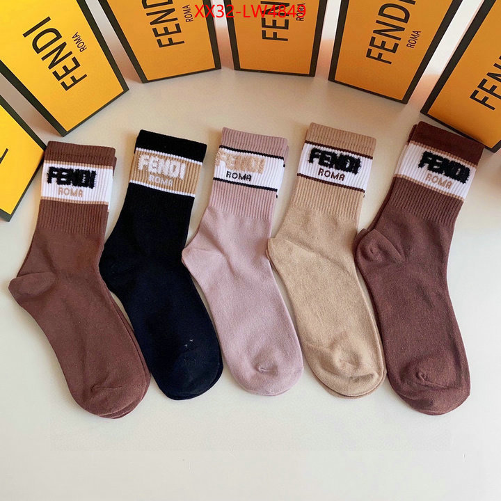 Sock-Fendi,designer 1:1 replica , ID: LW4849,$: 32USD