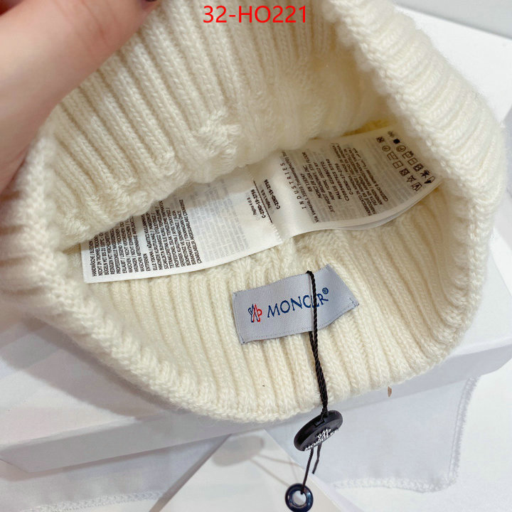 Cap (Hat)-Moncler,luxury 7 star replica , ID: HO221,$: 32USD