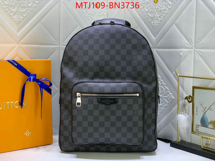 LV Bags(4A)-Backpack-,what's the best place to buy replica ,ID: BN3736,$: 109USD