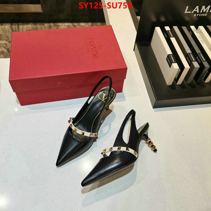 Women Shoes-Valentino,perfect replica , ID: SU759,$: 125USD