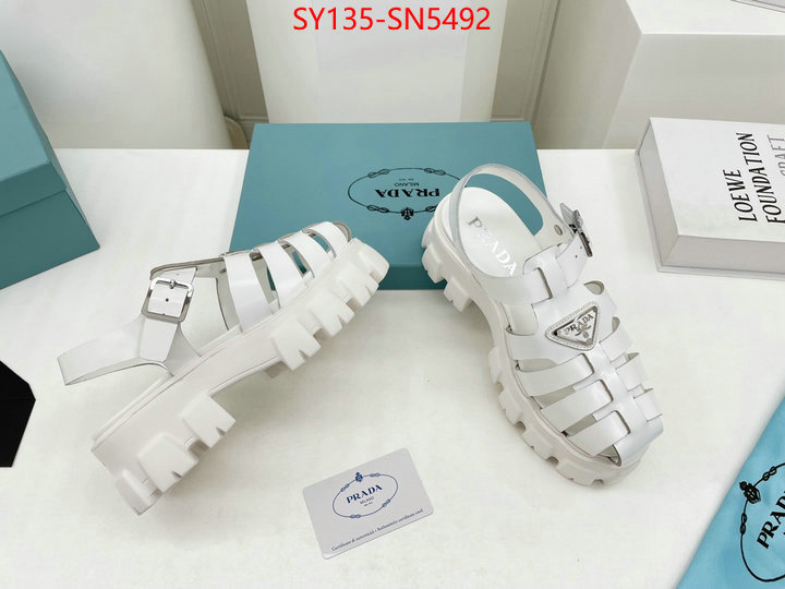 Women Shoes-Prada,best quality fake , ID: SN5492,$: 135USD