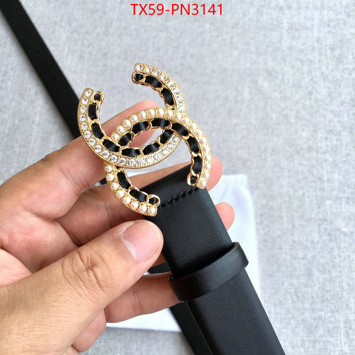 Belts-Chanel,designer fake , ID: PN3141,$: 59USD