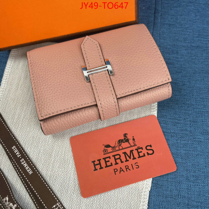 Hermes Bags(4A)-Wallet-,replica 1:1 high quality ,ID: TO647,$: 49USD