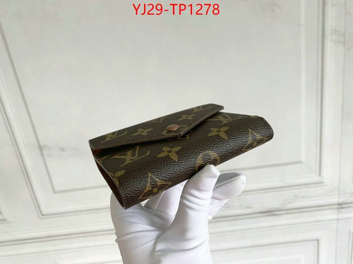 LV Bags(4A)-Wallet,ID: TP1278,$: 29USD