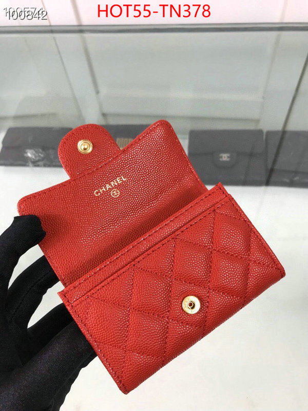 Chanel Bags(TOP)-Wallet-,ID: TN378,$: 55USD