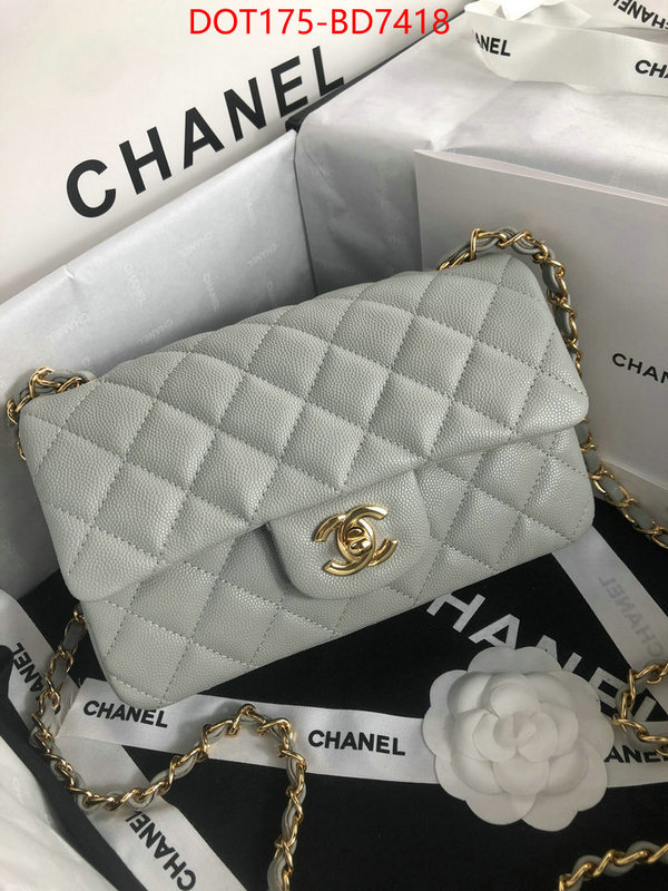 Chanel Bags(TOP)-Diagonal-,ID: BD7418,$: 175USD