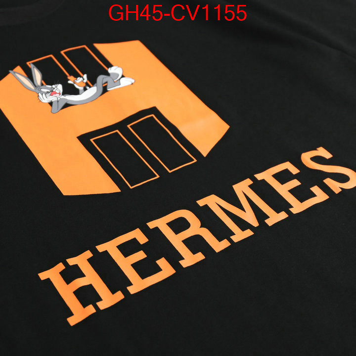 Clothing-Hermes,2023 luxury replicas , ID: CV1155,$: 45USD