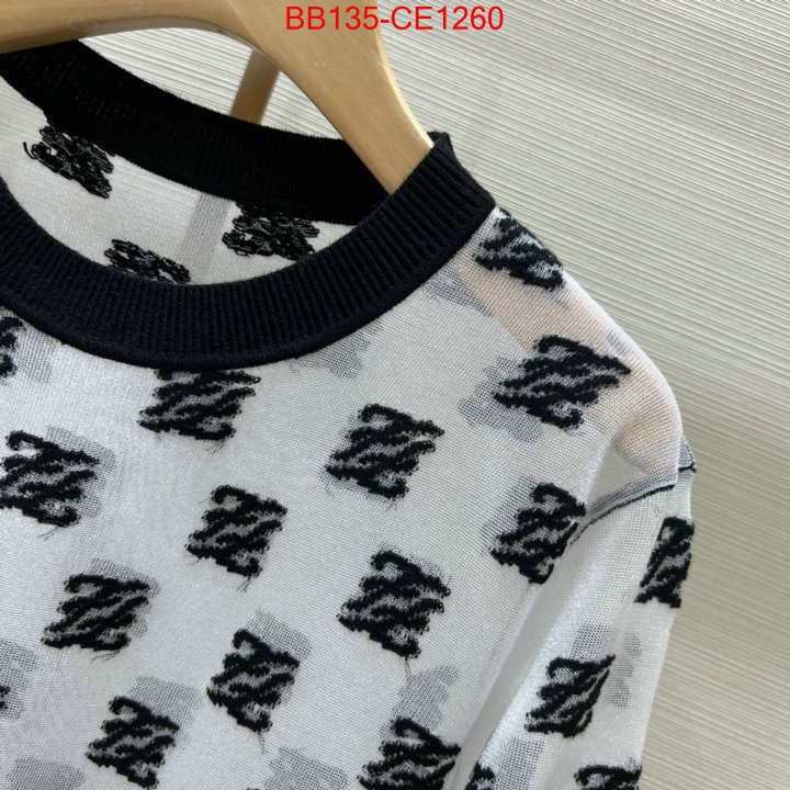 Clothing-Fendi,practical and versatile replica designer , ID: CE1260,$: 135USD