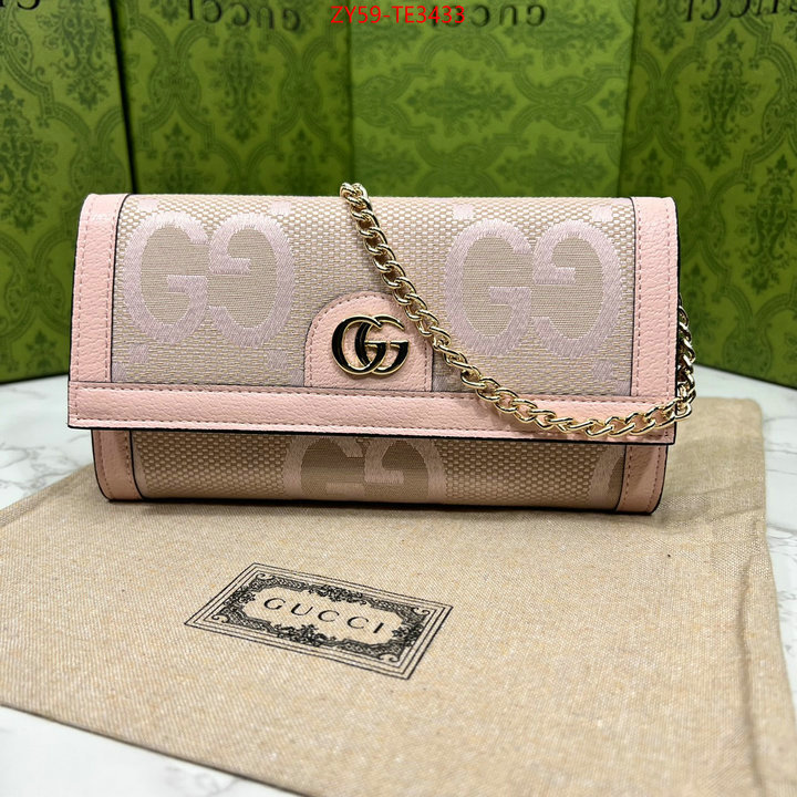 Gucci Bags(4A)-Wallet-,luxury cheap replica ,ID: TE3433,$: 59USD