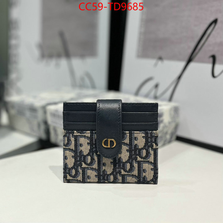 Dior Bags(TOP)-Wallet-,ID: TD9685,$: 59USD