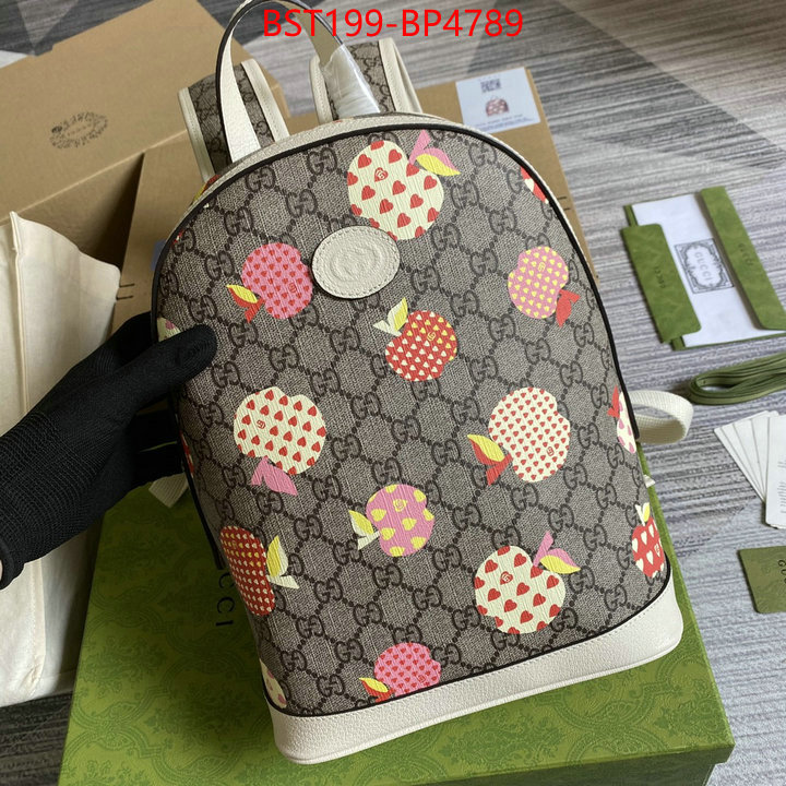 Gucci Bags(TOP)-Backpack-,replcia cheap from china ,ID: BP4789,$: 199USD