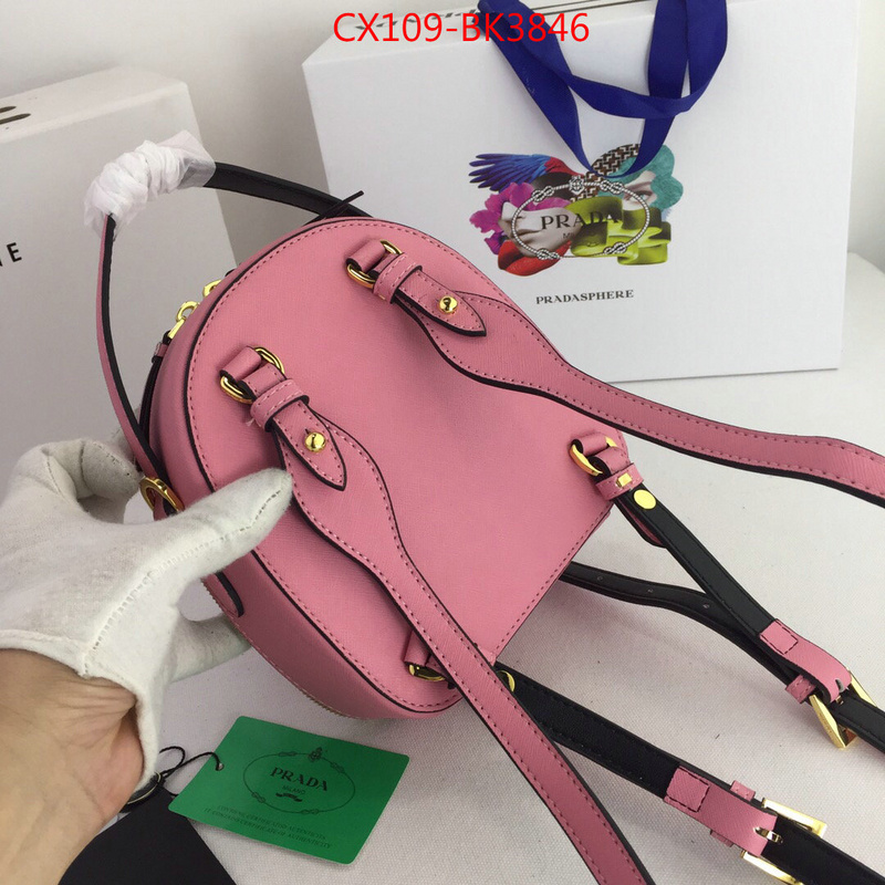 Prada Bags(4A)-Backpack-,replicas ,ID: BK3846,$:109USD