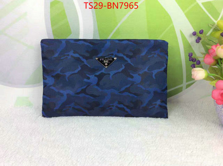 Prada Bags(4A)-Clutch-,where quality designer replica ,ID: BN7965,$: 29USD