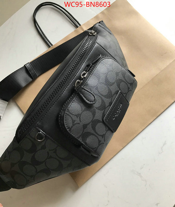 Coach Bags(4A)-Belt Bag-Chest Bag--,only sell high-quality ,ID: BN8603,$: 95USD