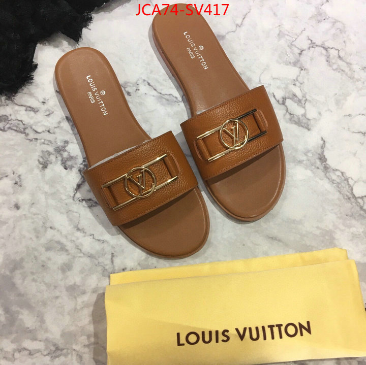 Women Shoes-LV,what 1:1 replica , ID: SV417,$:74USD