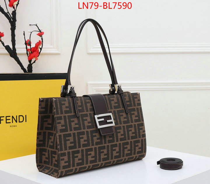 Fendi Bags(4A)-Baguette-,designer high replica ,ID: BL7590,$: 79USD