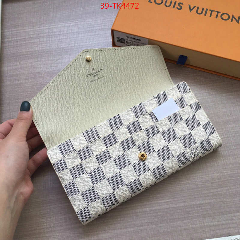 LV Bags(4A)-Wallet,ID: TK4472,$: 39USD